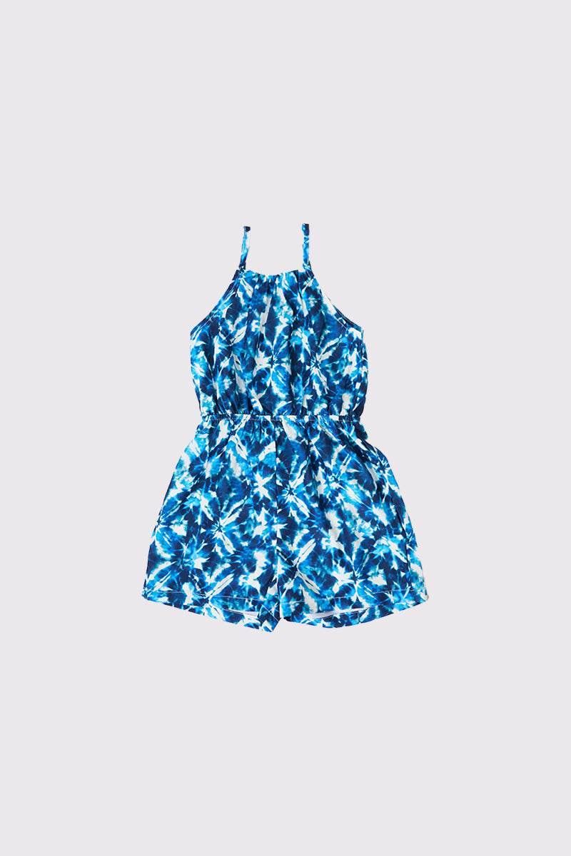 Abstract Print Elasticated Waist Girls Playsuit - InTheStyle