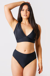 Control High Waist Full Breif Bikini Bottom