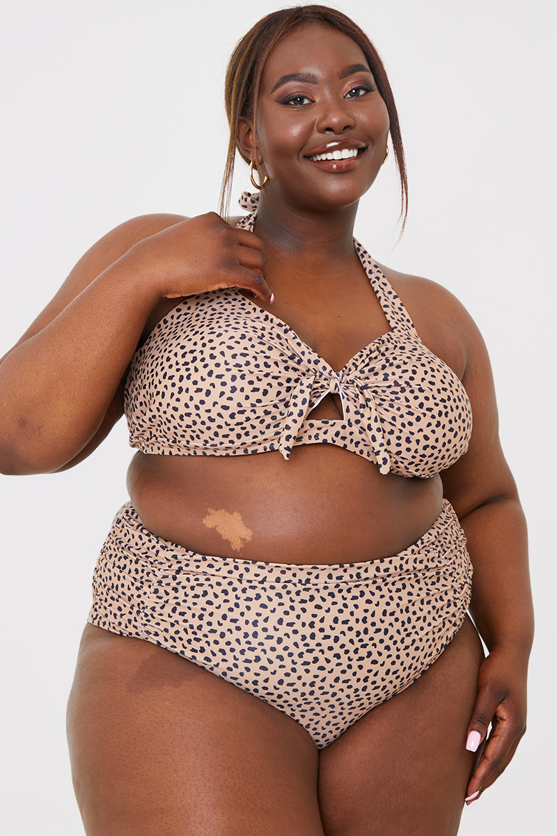 Recycled High Waisted Control Bikini Bottoms
