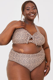 Recycled High Waisted Control Bikini Bottoms