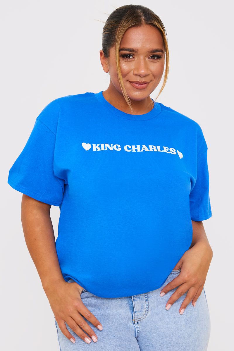 King Charles Slogan T-Shirt