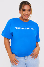 King Charles Slogan T-Shirt