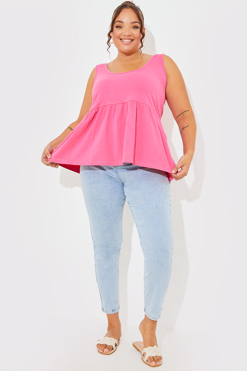 Tie Shoulder Smock Top