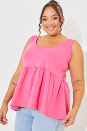 Tie Shoulder Smock Top