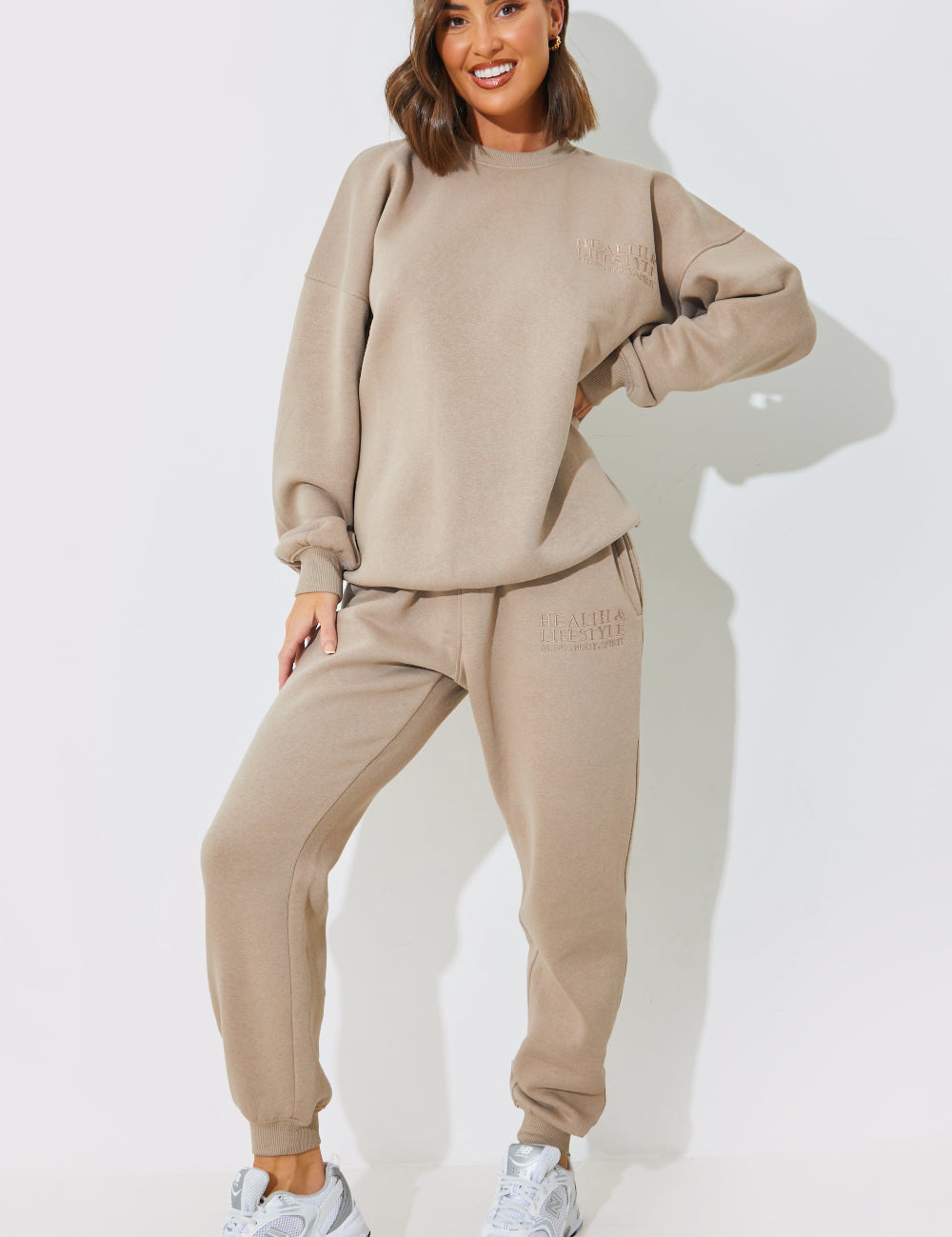 'Health and Lifestyle' Oversized Sweater