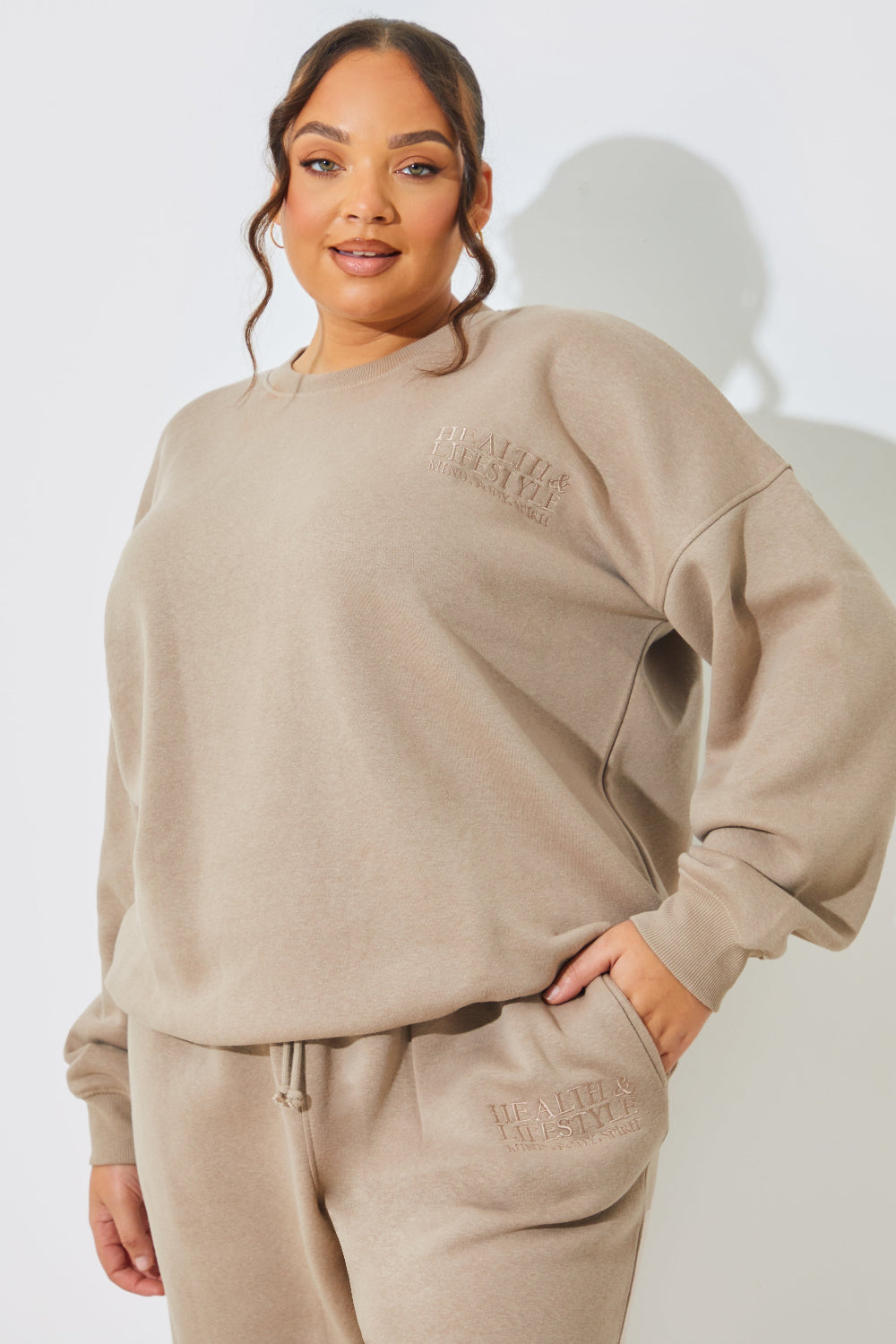 'Health and Lifestyle' Oversized Sweater