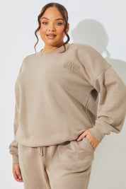'Health and Lifestyle' Oversized Sweater