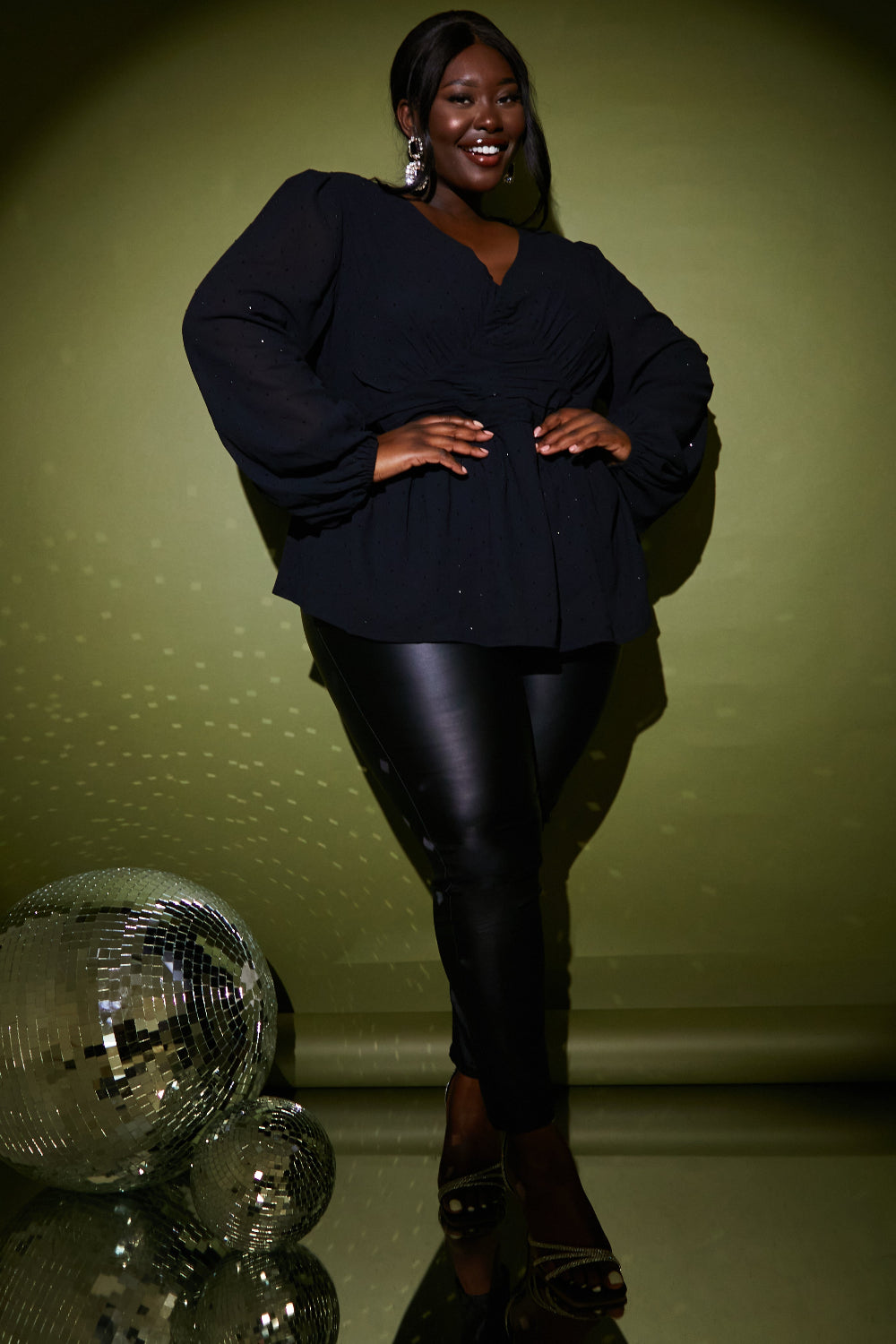  Diamante Embellished Blouse