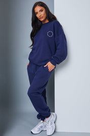 'Active' Circle Slogan Sweater
