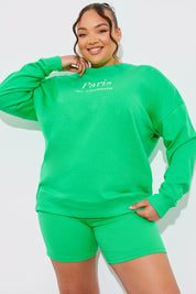 Paris Embroidered Sweatshirt