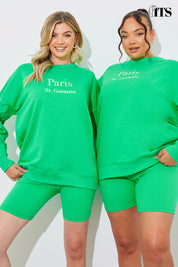 Paris Embroidered Sweatshirt