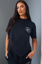 'Health And Wellness' Slogan Oversized T-Shirt