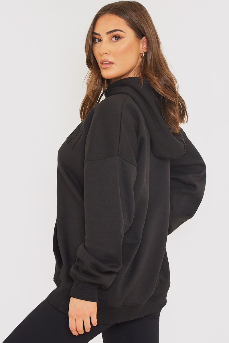 BLACK LONDON HOODIE 