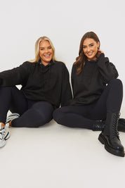 BLACK LONDON HOODIE 