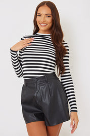 Ribbed Long Sleeve Top