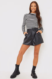 Ribbed Long Sleeve Top