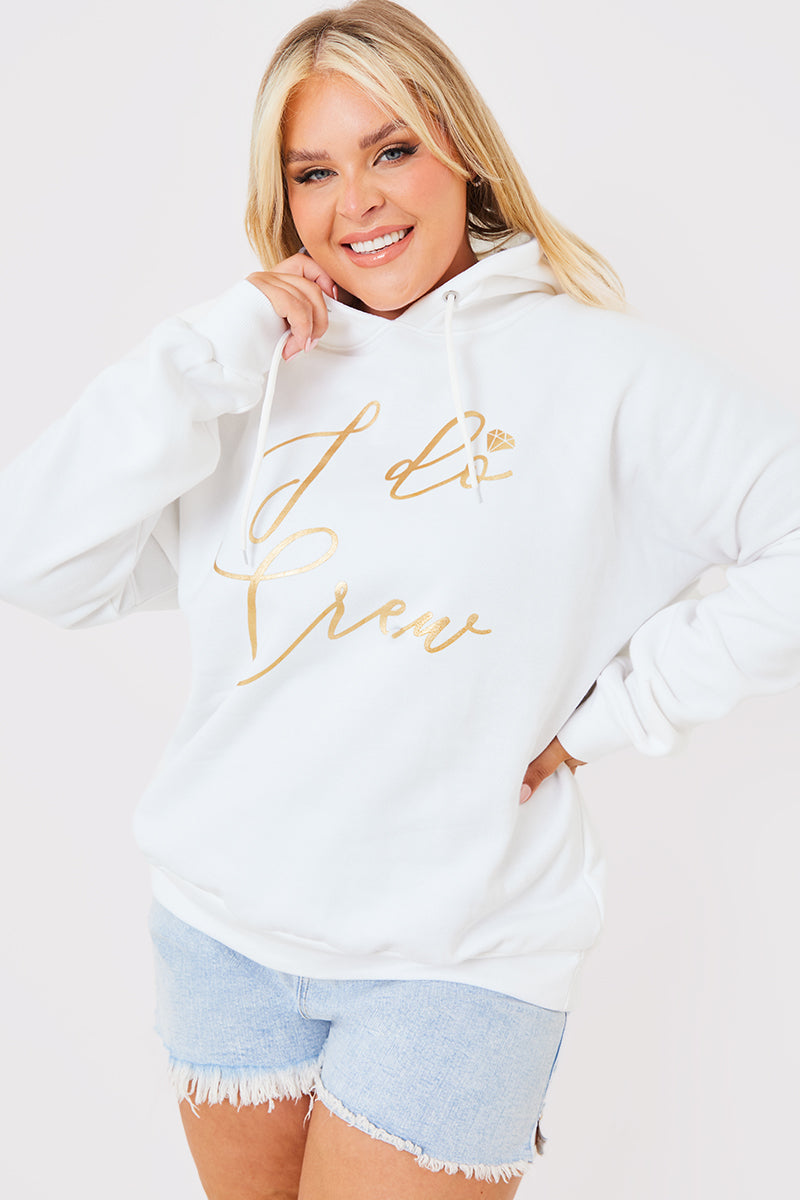 I Do Gold Foiled Hoodie