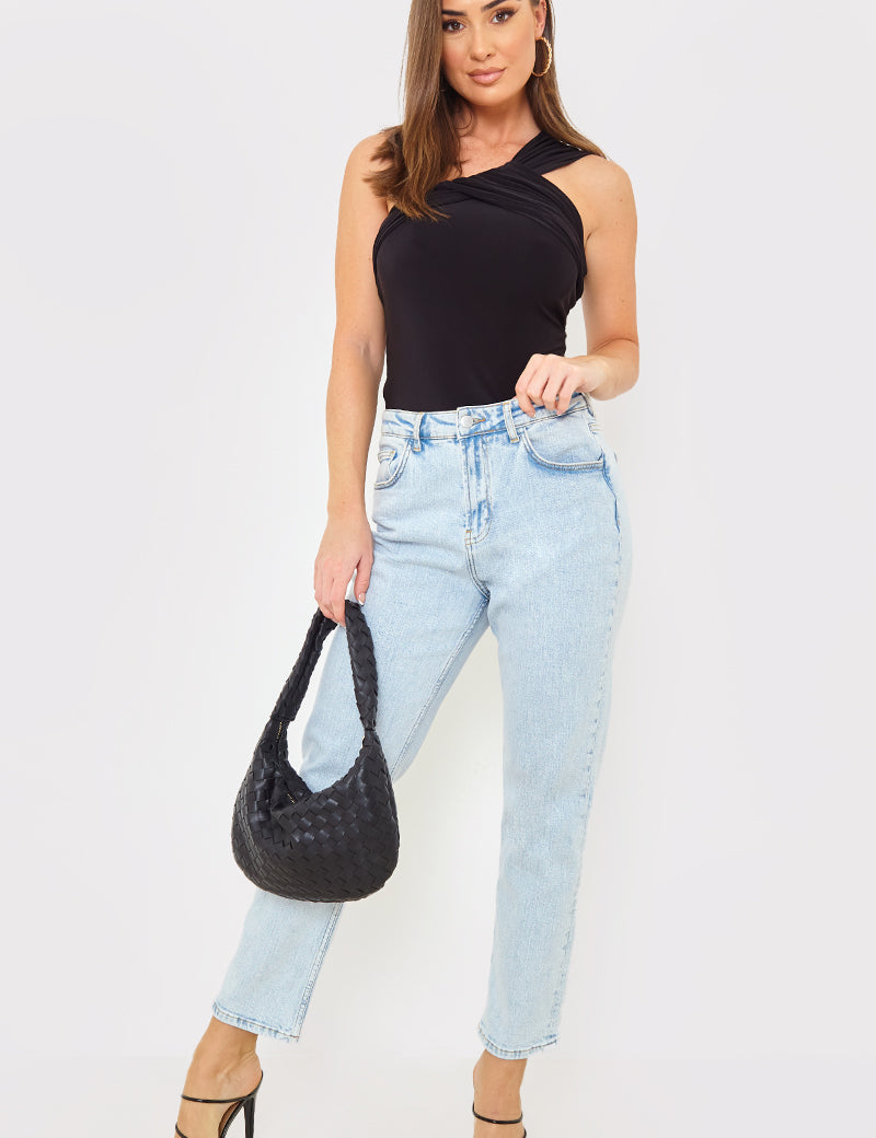 Slinky Aysmmetric Bodysuit