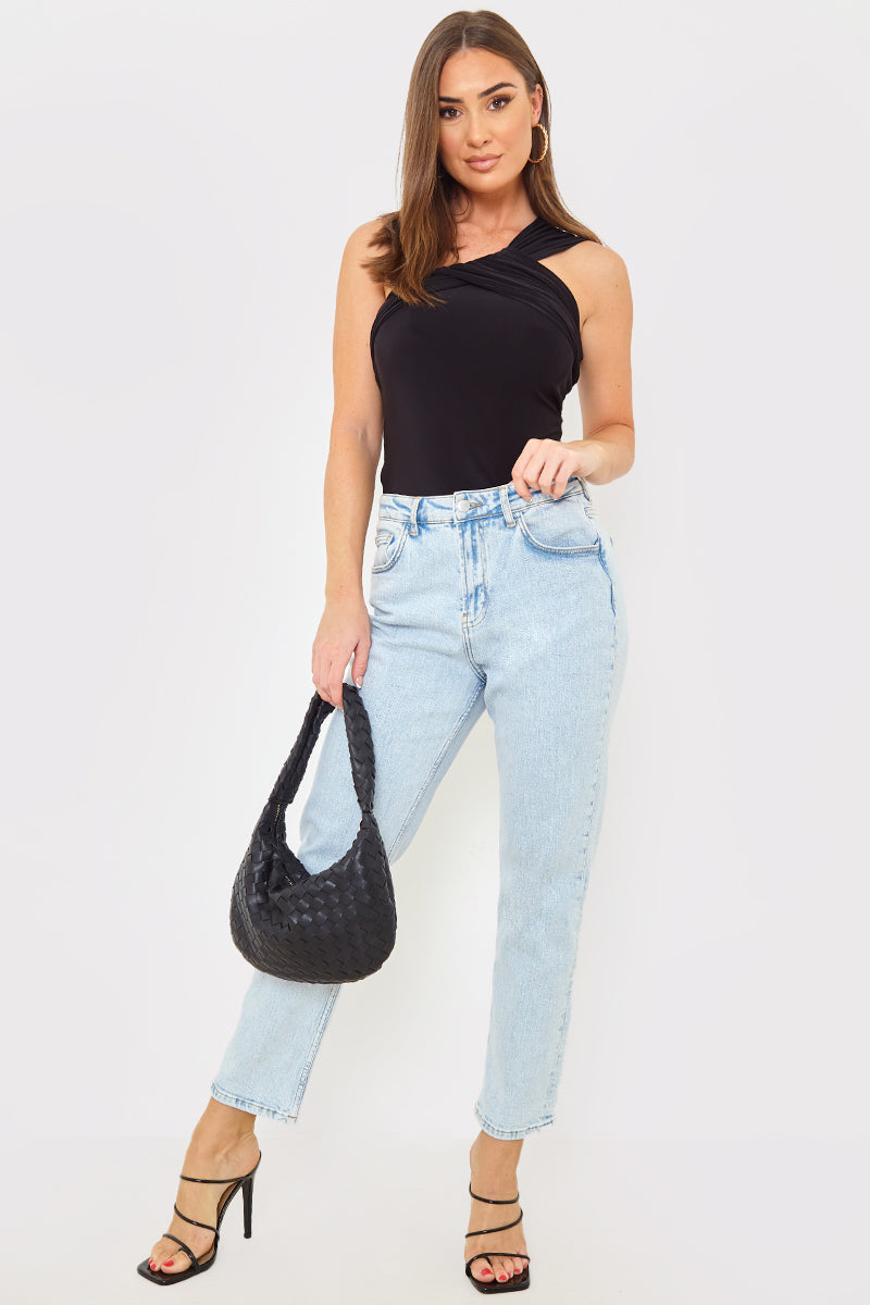 Slinky Aysmmetric Bodysuit