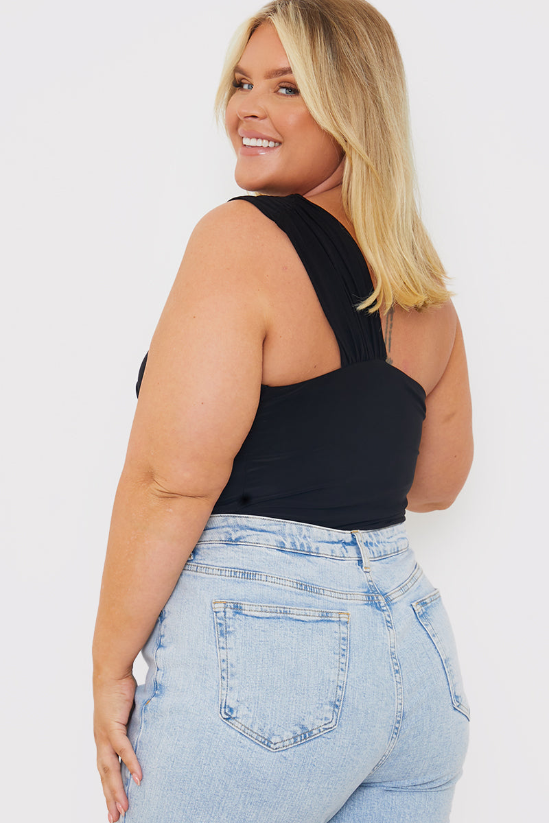 Slinky Aysmmetric Bodysuit
