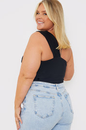 Slinky Aysmmetric Bodysuit