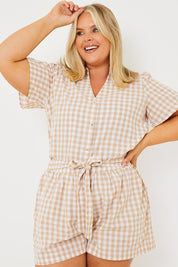 Gingham Short Sleeve Shirt