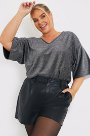 Glitter Embellished T Shirt