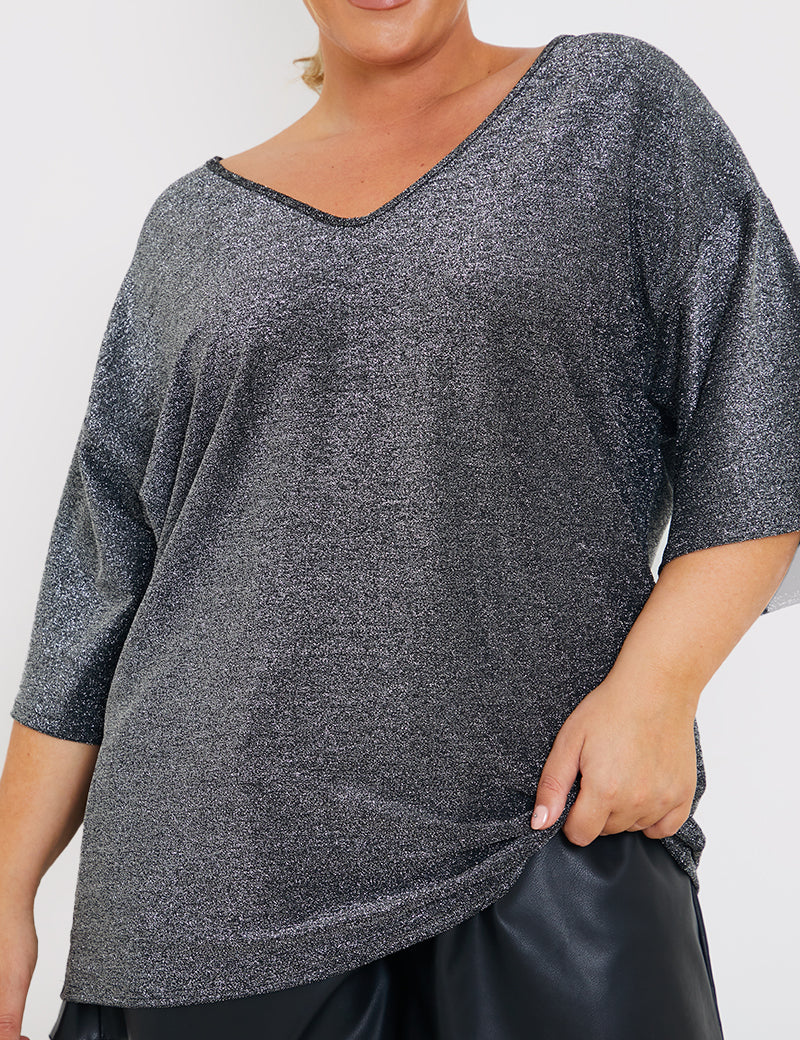 Glitter Embellished T Shirt