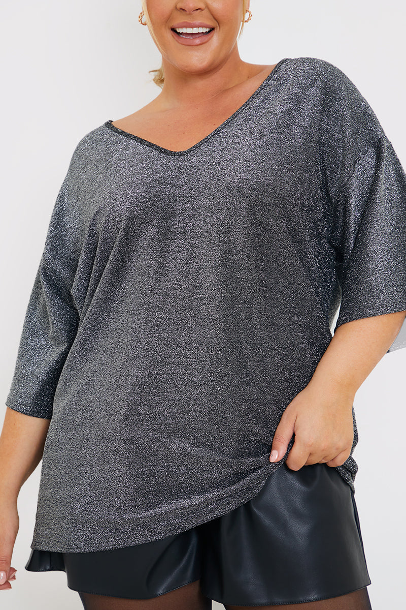 Glitter Embellished T Shirt