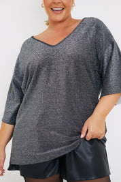 Glitter Embellished T Shirt
