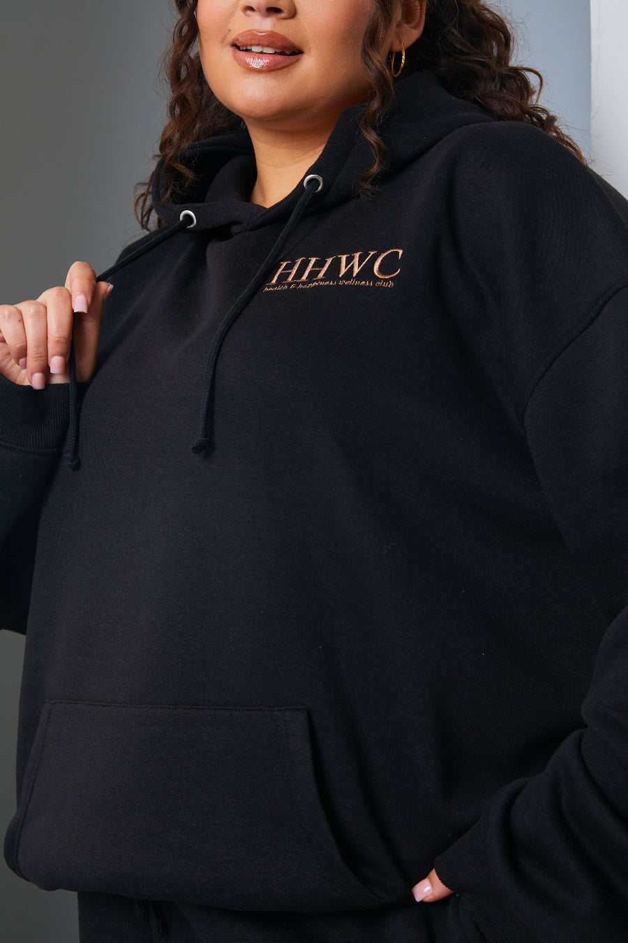 'Health and Happiness' Slogan Hoodie