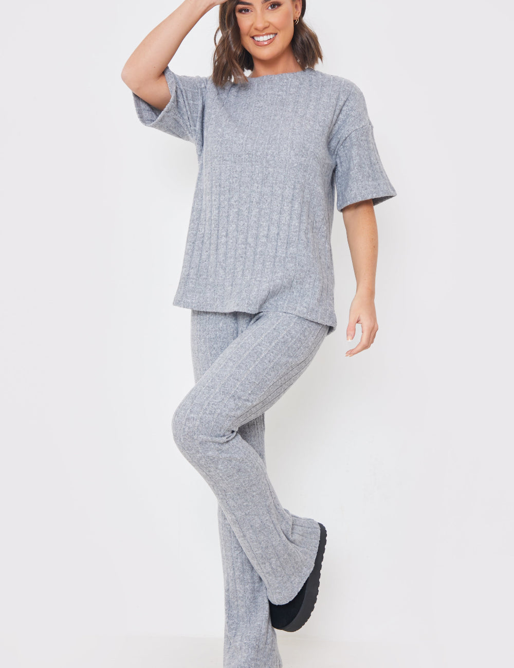 Brushed Rib T Shirt