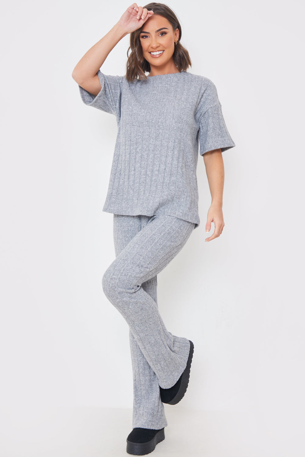Brushed Rib T Shirt