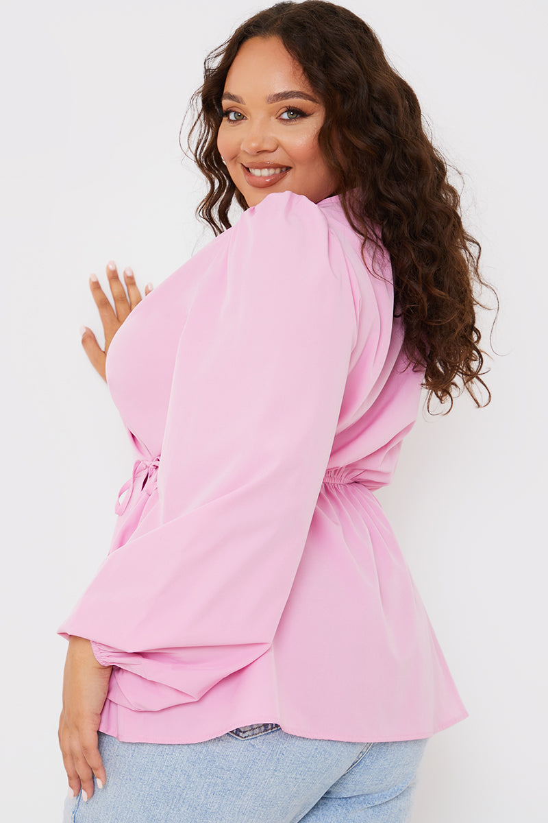 Tie Front Wrap Top