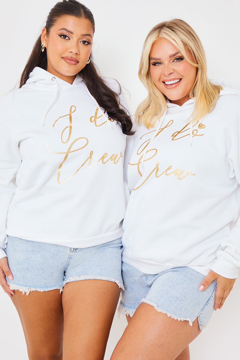 I Do Gold Foiled Hoodie