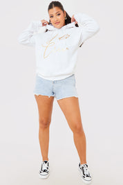 I Do Gold Foiled Hoodie