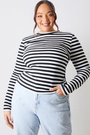 Ribbed Long Sleeve Top