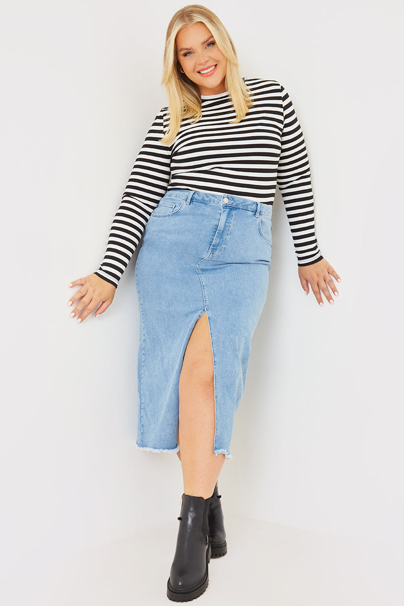 Ribbed Long Sleeve Top