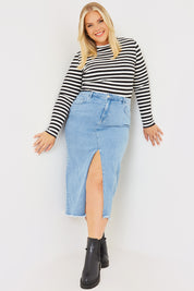 Ribbed Long Sleeve Top
