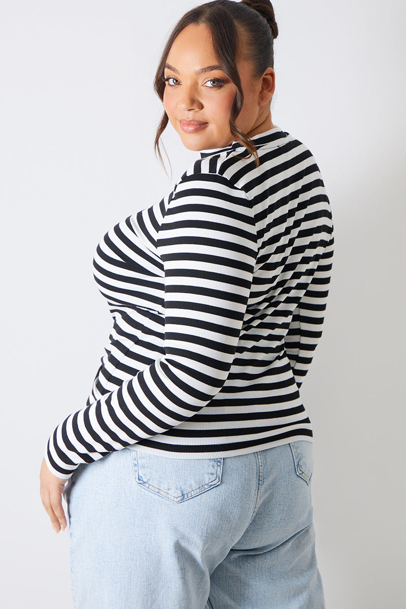 Ribbed Long Sleeve Top