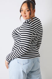 Ribbed Long Sleeve Top