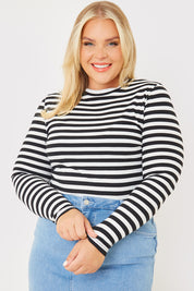 Ribbed Long Sleeve Top