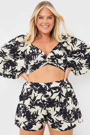 Knot Front Crop Top