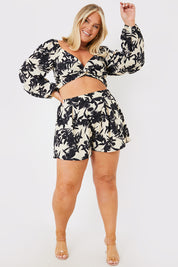 Knot Front Crop Top