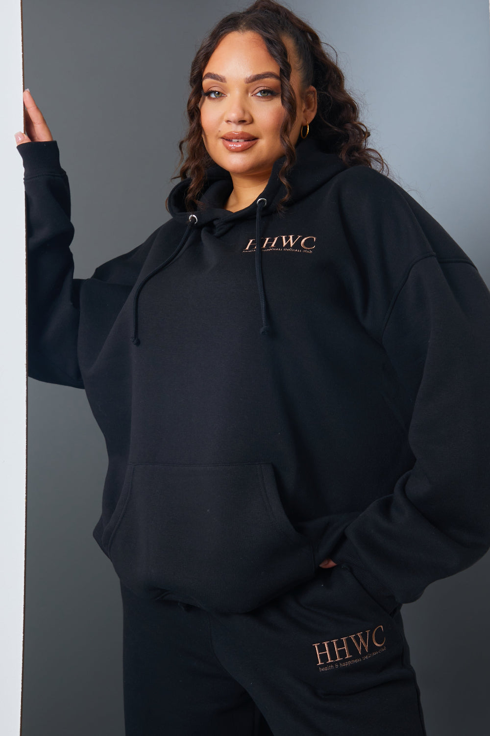'Health and Happiness' Slogan Hoodie