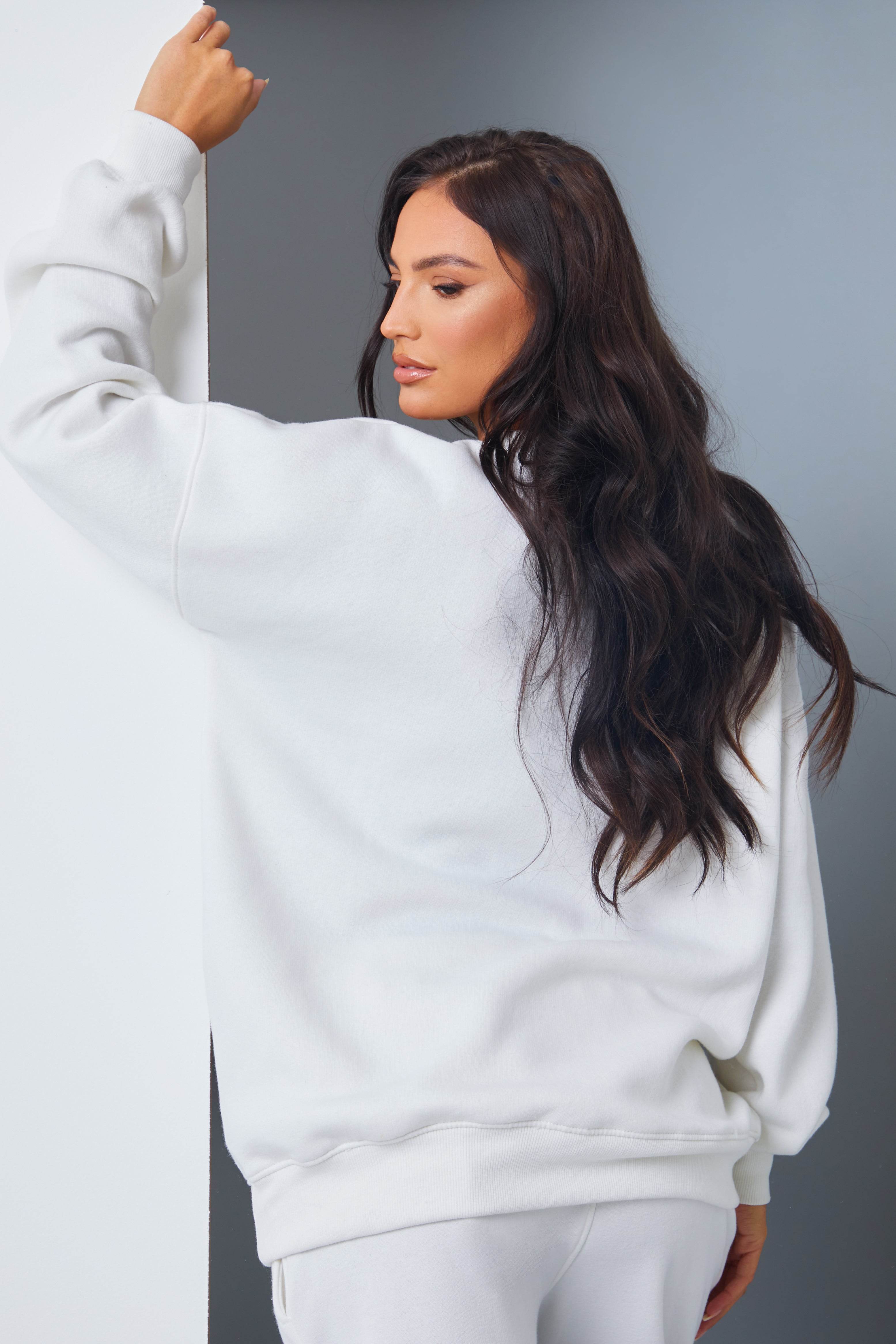 'Leisure' Slogan Sweater - InTheStyle