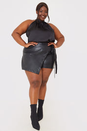 Satin Halter Neck Top