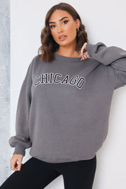 Chicago Printed Sweater