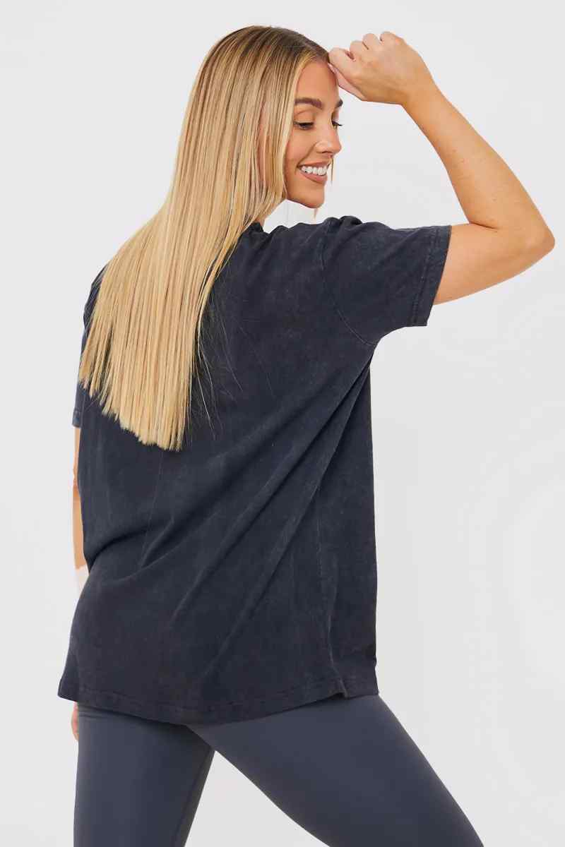 'Colorado' Acid Wash Slogan T-Shirt