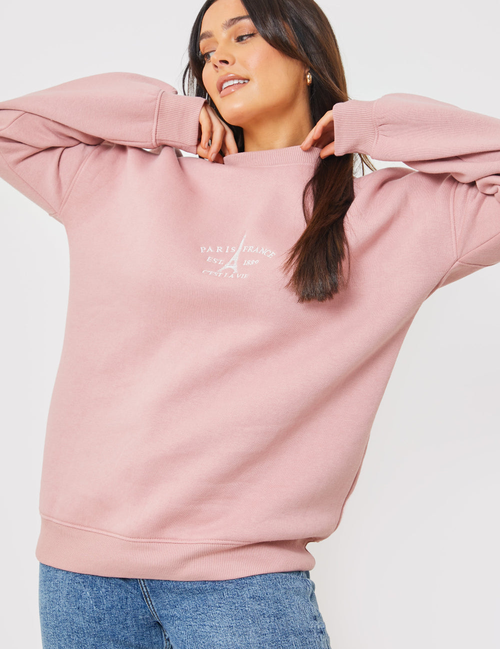 Paris Embroidered Sweater